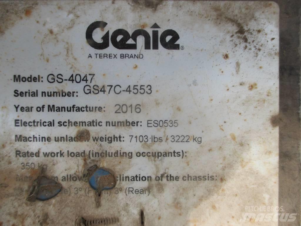 Genie GS 4047 Scissor lifts