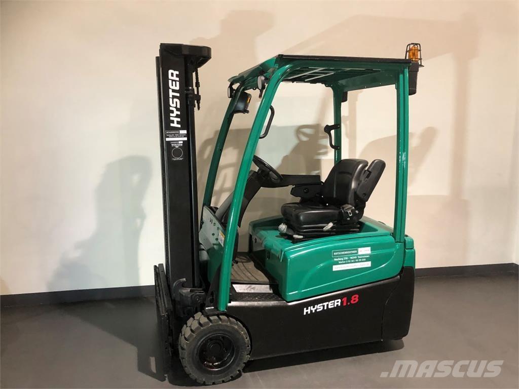 Hyster J1.8XNT (MWB) Electric forklift trucks