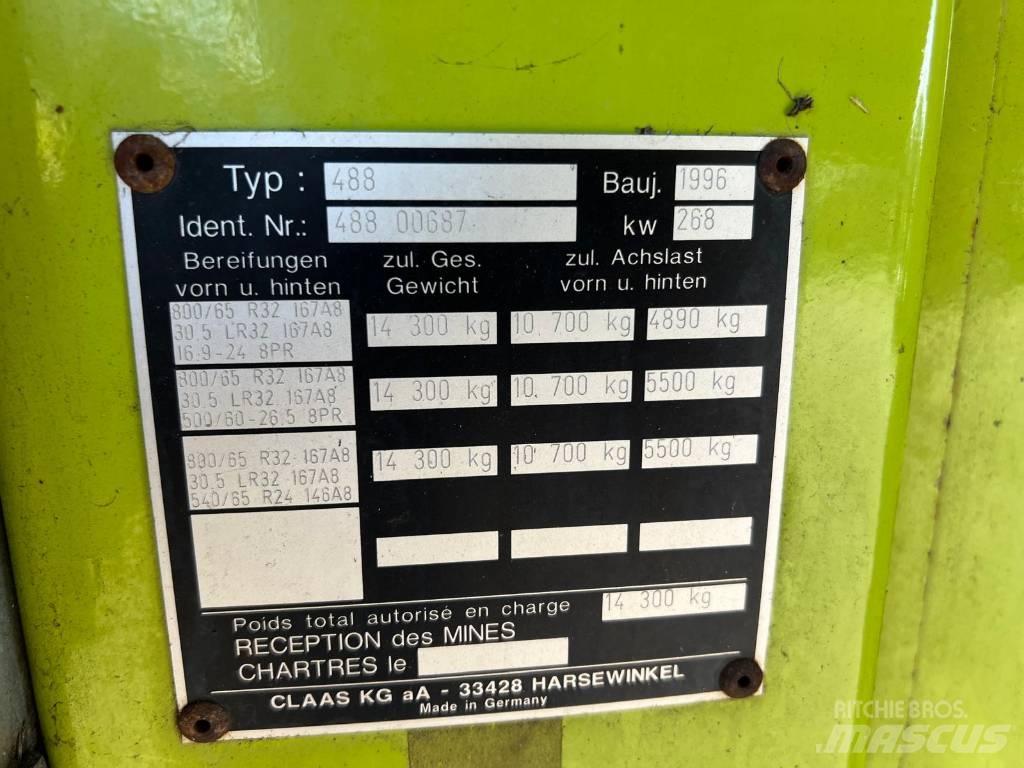 CLAAS Jaguar 840 Self-propelled foragers