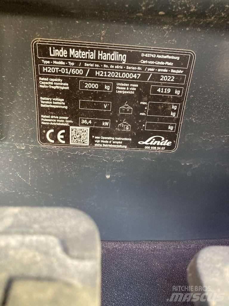 Linde H20T600/1202 LPG trucks
