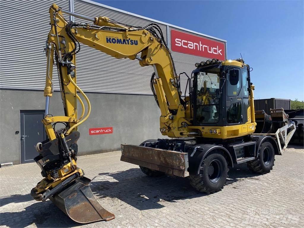 Komatsu PW118MR-11 Wheeled excavators