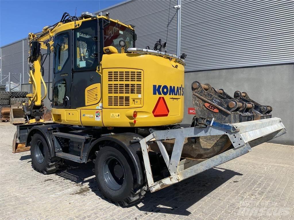 Komatsu PW118MR-11 Wheeled excavators