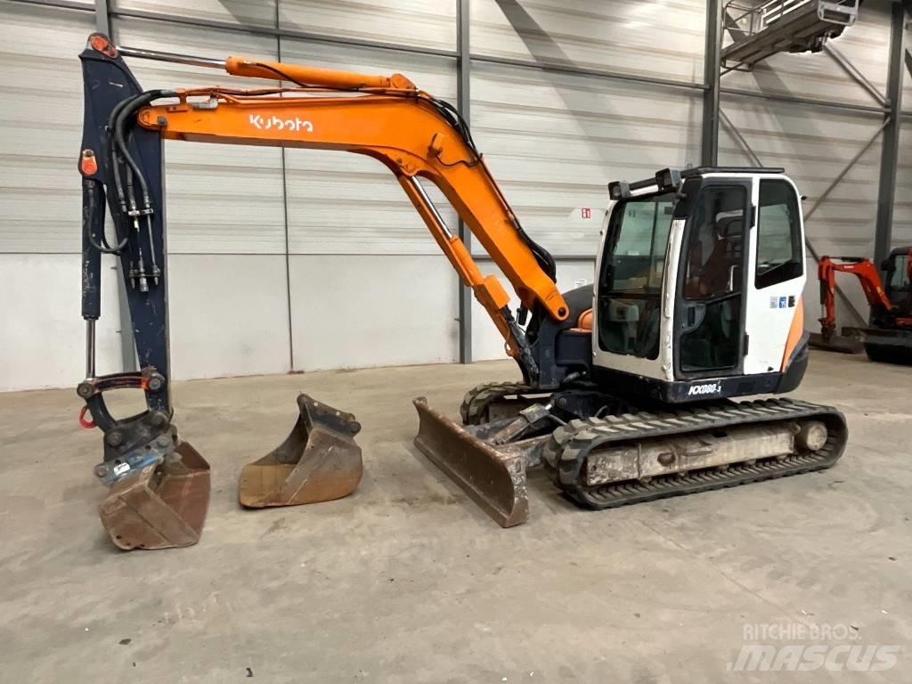 Kubota KX 080-3 Midi excavators  7t - 12t