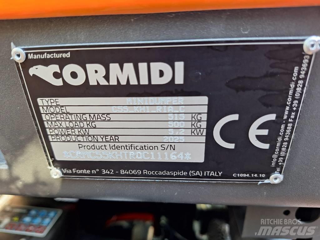 Cormidi C60 and C55 Tracked dumpers