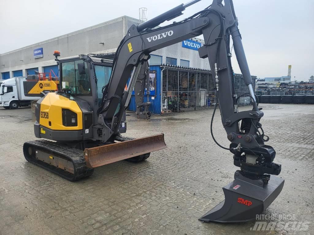 Volvo ECR58F Midi excavators  7t - 12t