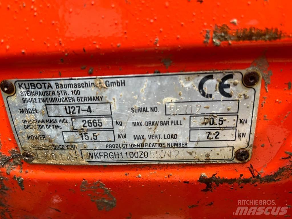 Kubota U 27-4 Mini excavators < 7t (Mini diggers)