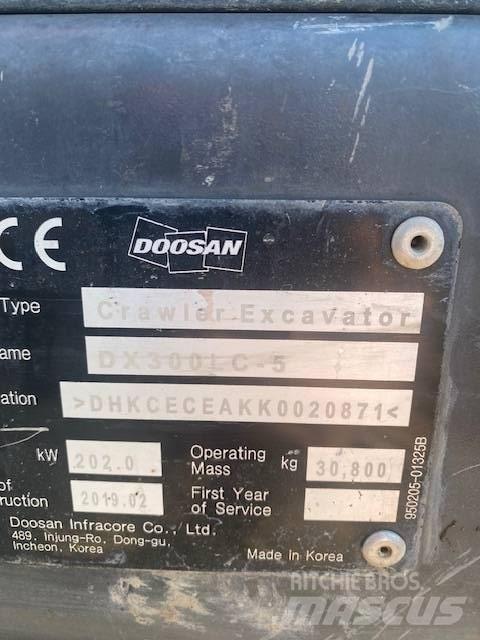Doosan DX 300 LC-5 Crawler excavators