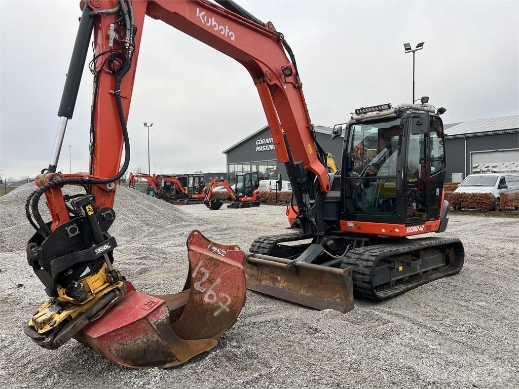 Kubota KX 080-4 Midi excavators  7t - 12t