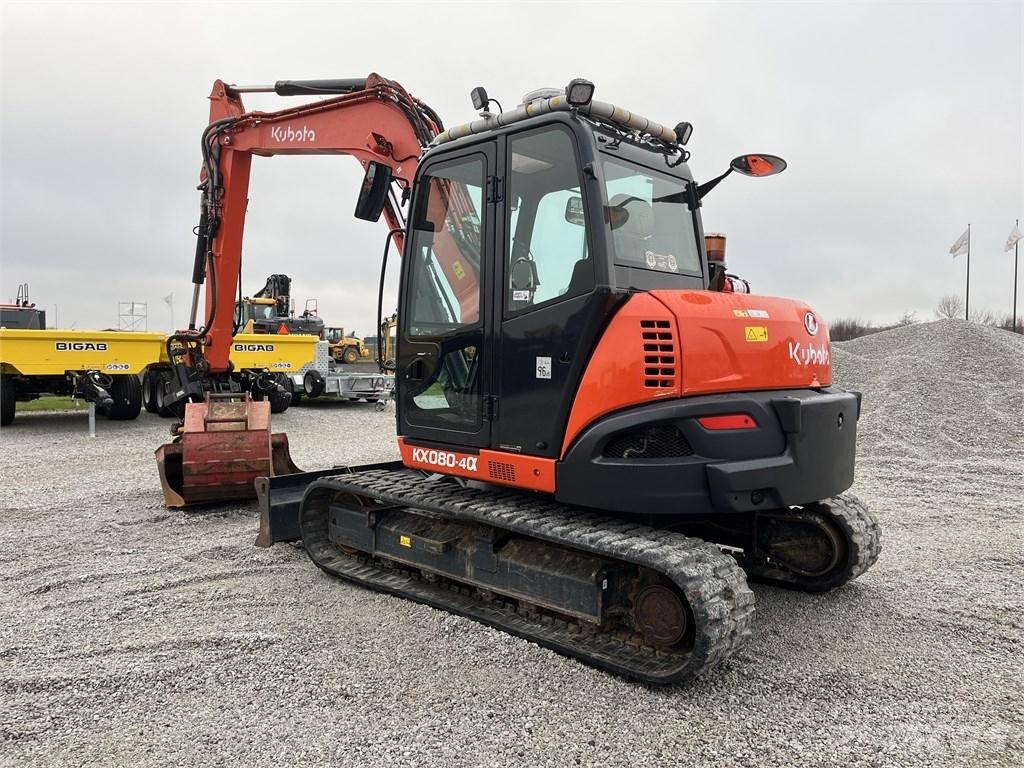 Kubota KX 080-4 Midi excavators  7t - 12t