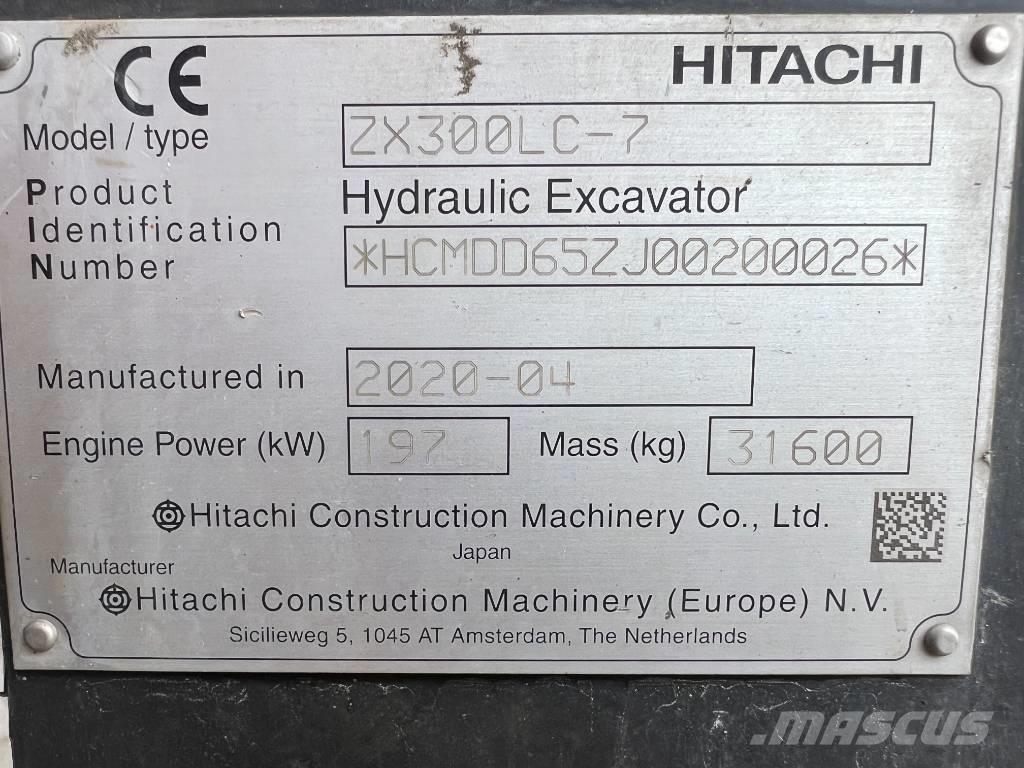 Hitachi ZX 300 LC-7 Crawler excavators