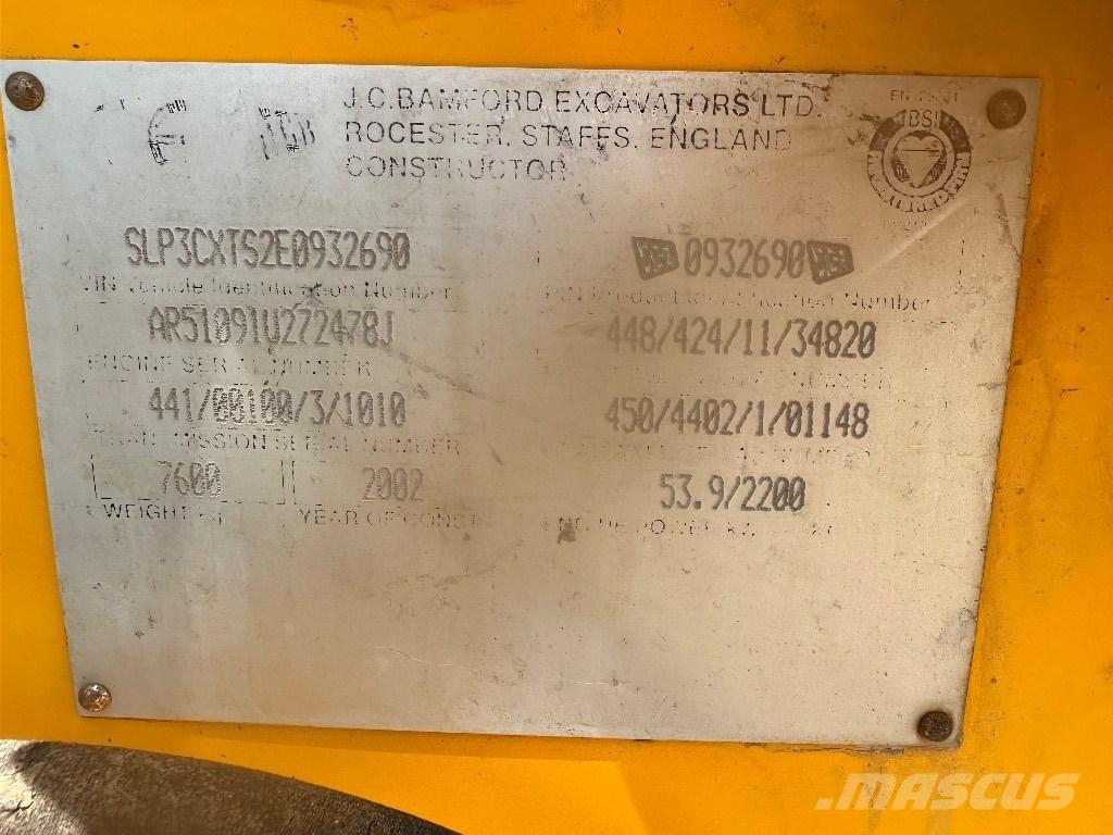 JCB 3 CX Backhoe loaders