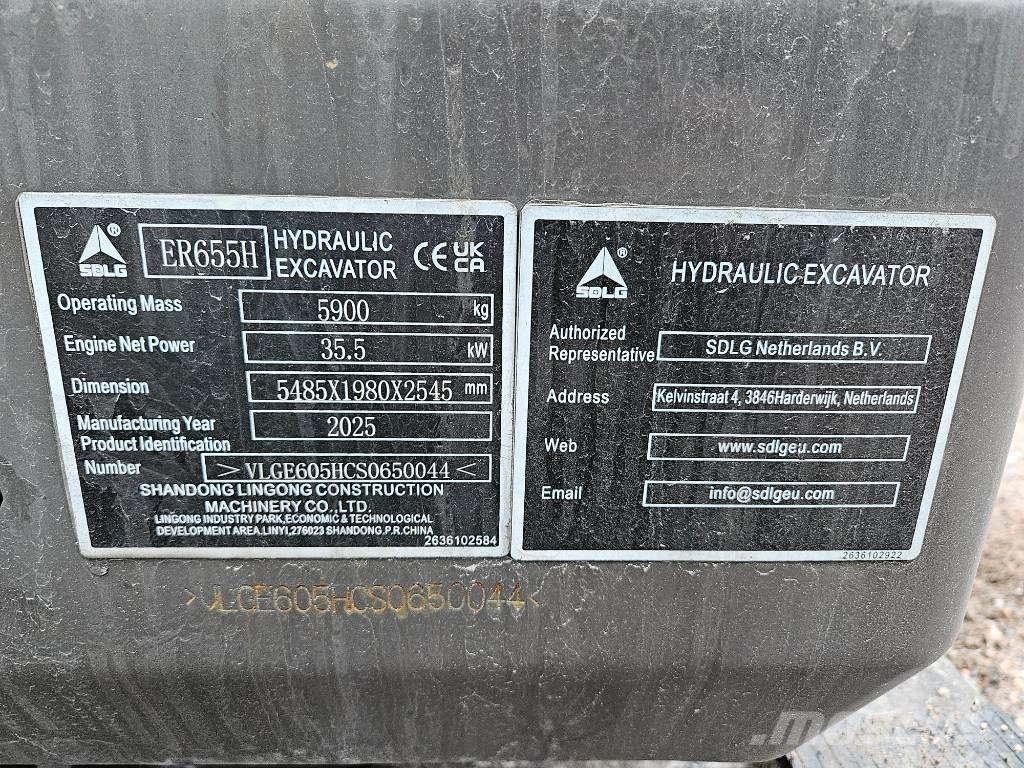 SDLG ER655H Mini excavators < 7t (Mini diggers)