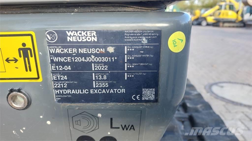 Wacker Neuson ET24 Crawler excavators