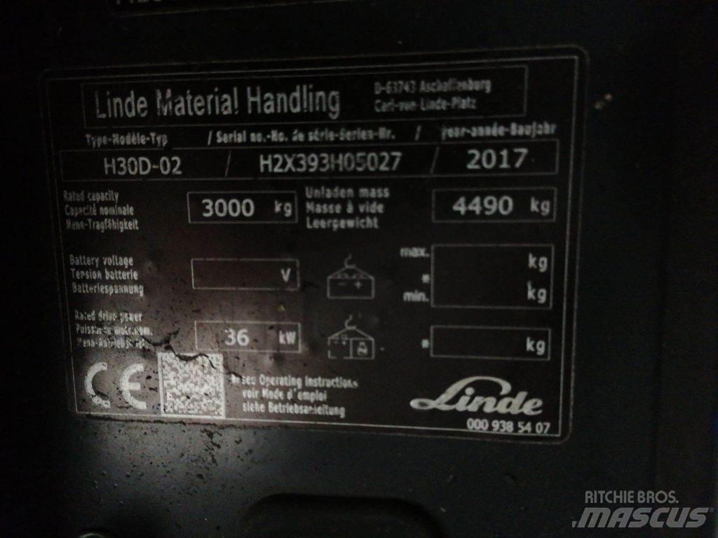 Linde H30D-02 Diesel trucks