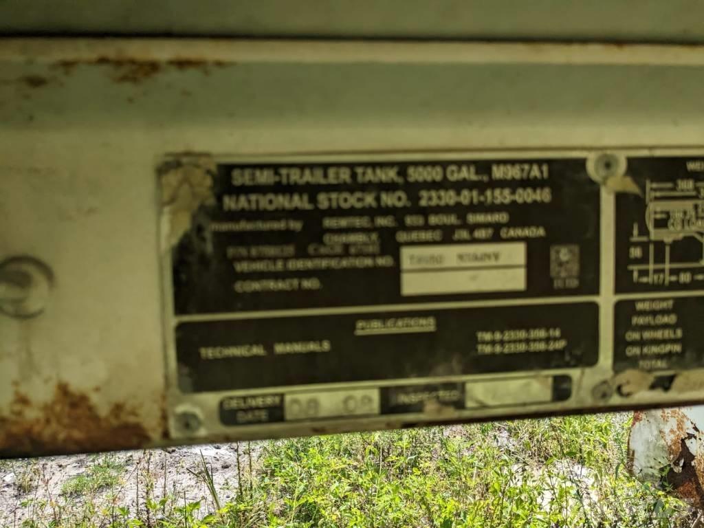 Remtec m67a1 Tanker trailers