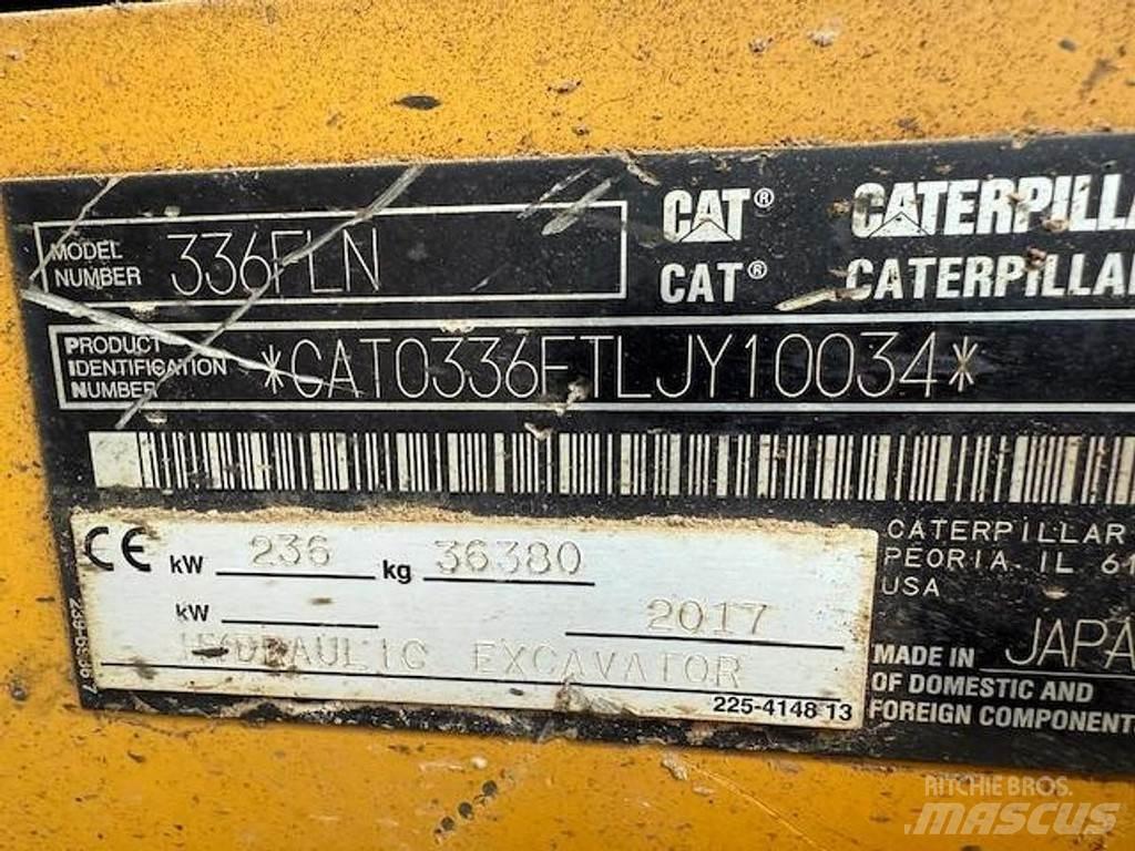 CAT 336 F LN Crawler excavators