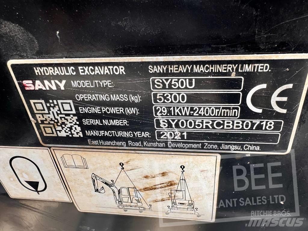 Sany SY 50 U Mini excavators < 7t (Mini diggers)