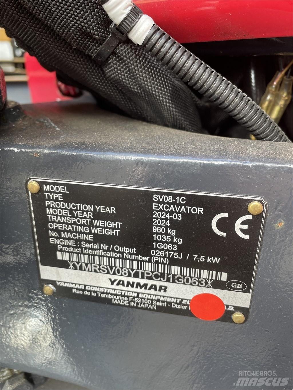 Yanmar SV 08 Mini excavators < 7t (Mini diggers)