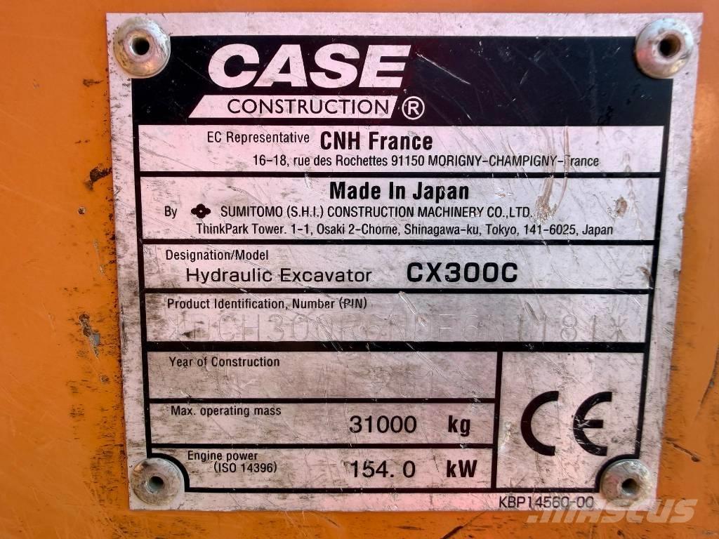 CASE CX 300 C Crawler excavators