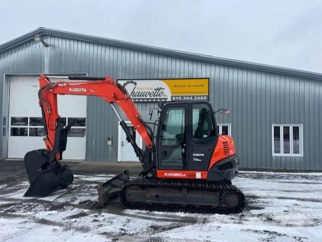 Kubota KX 080-4 Crawler excavators
