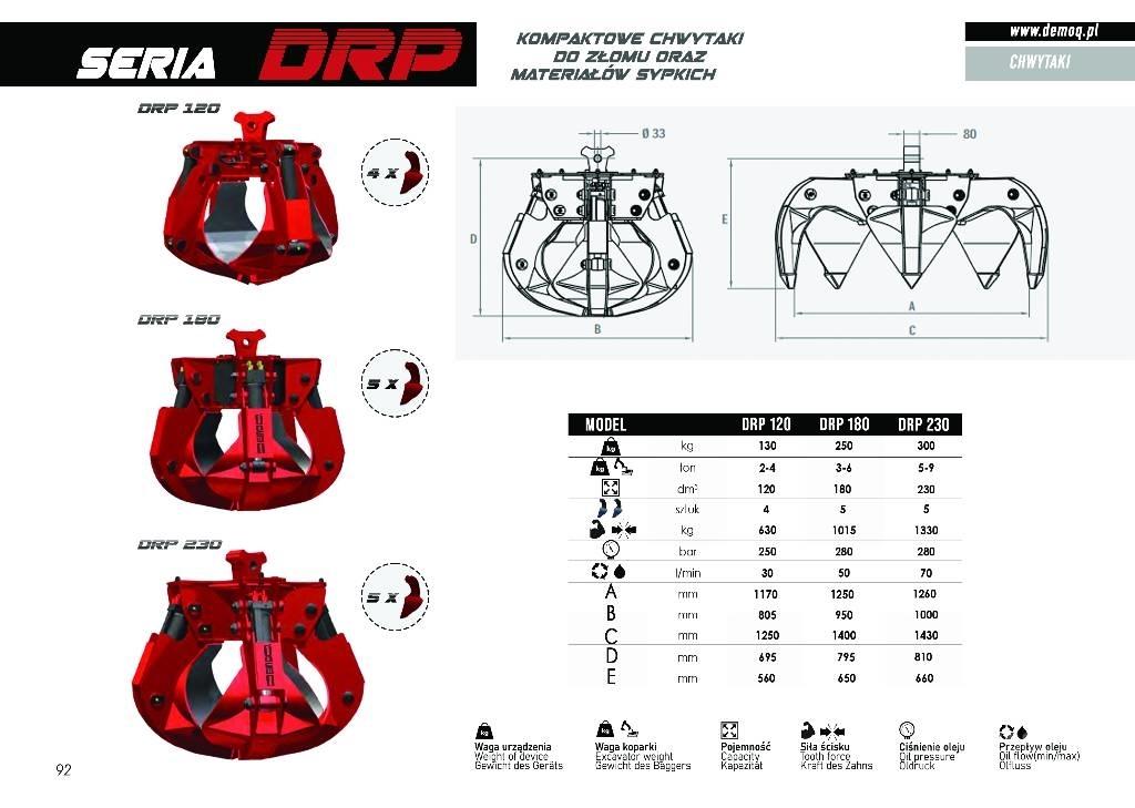  DEMOQ DRP250 4P Grapples