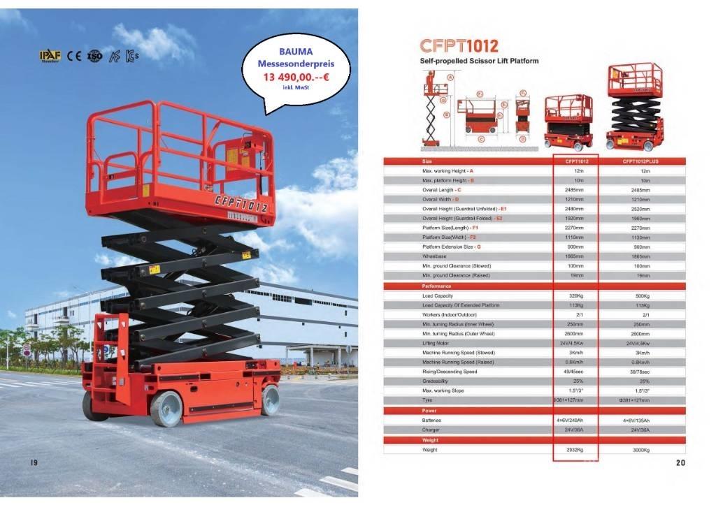 CFMG CFPT1218RTE Scissor lifts