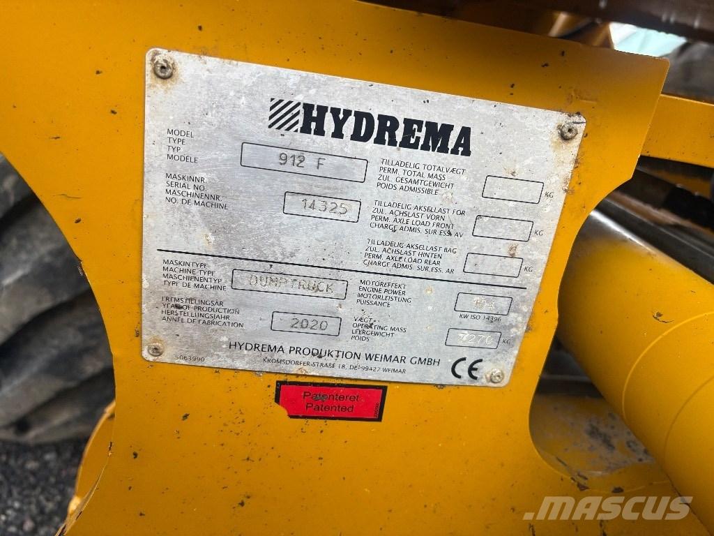 Hydrema 912F Articulated Dump Trucks (ADTs)