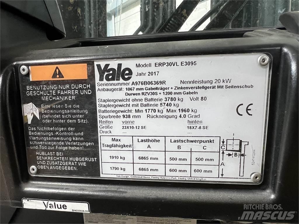 Yale ERP30VL Electric forklift trucks