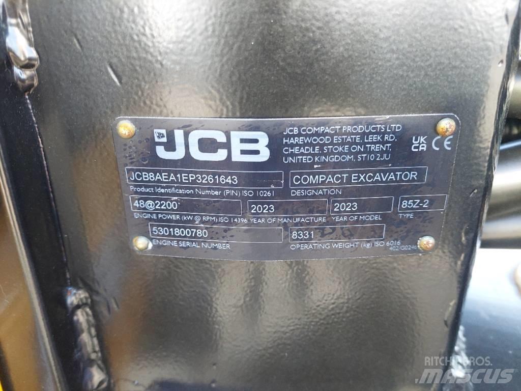 JCB 85 Z-2 Midi excavators  7t - 12t