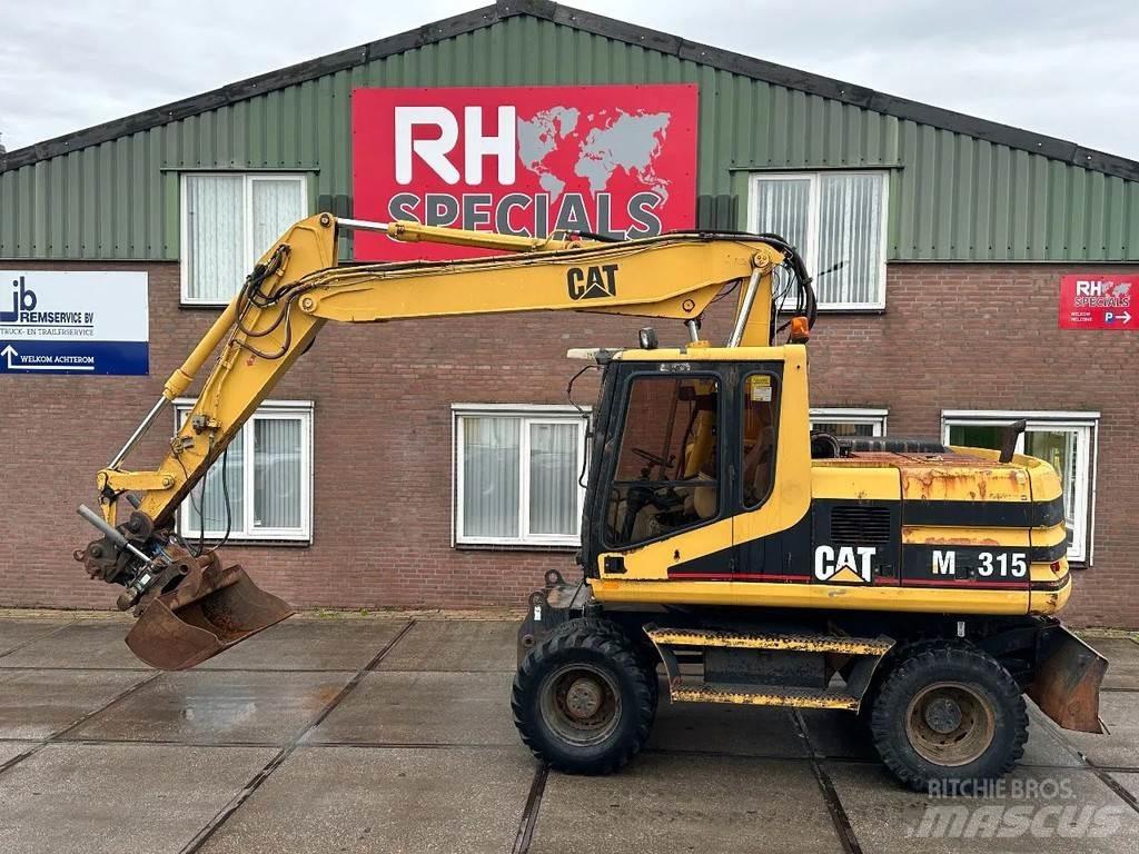 CAT M315 +ROTO CE Wheeled excavators