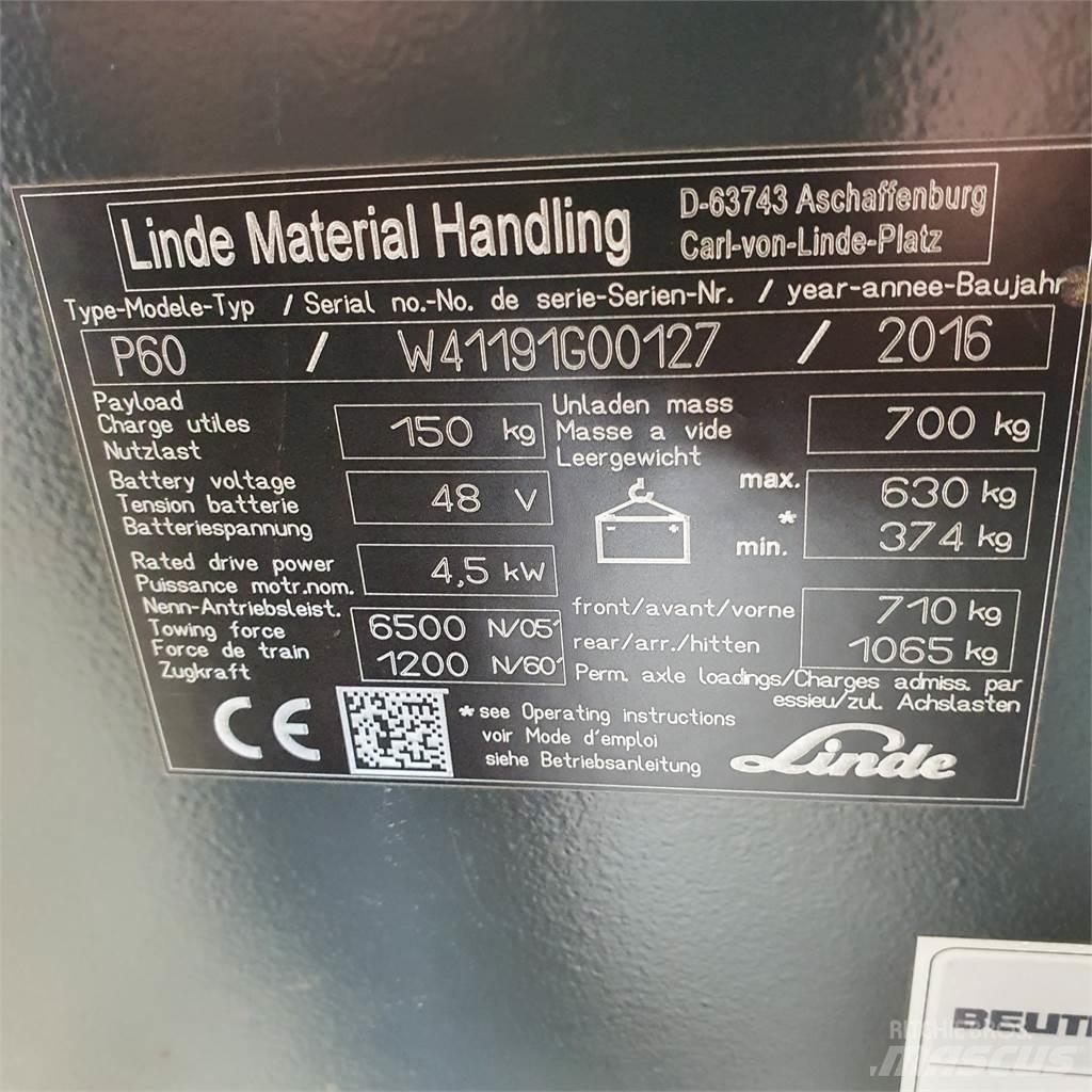 Linde P60 Towing trucks