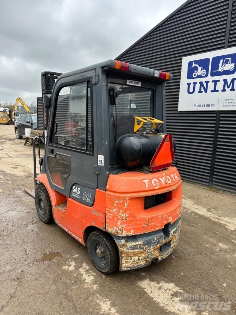 Toyota FG18 LPG trucks