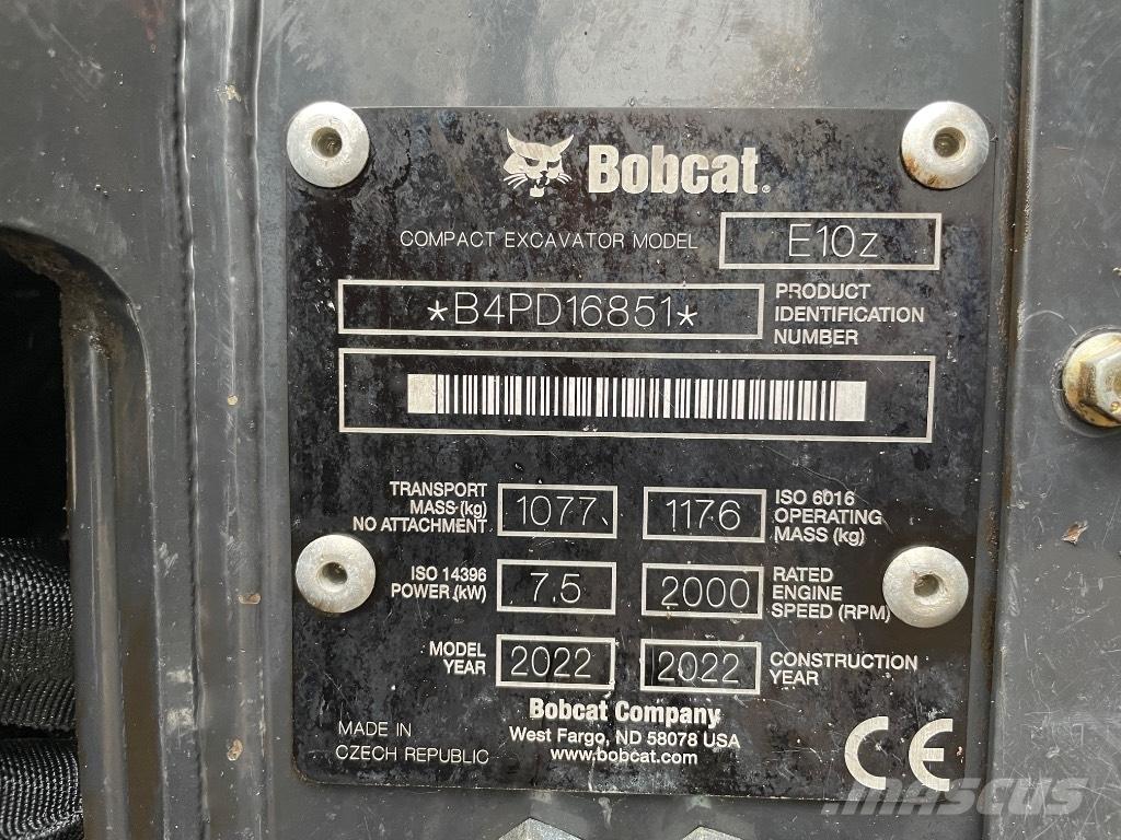 Bobcat E 10z Mini excavators < 7t (Mini diggers)