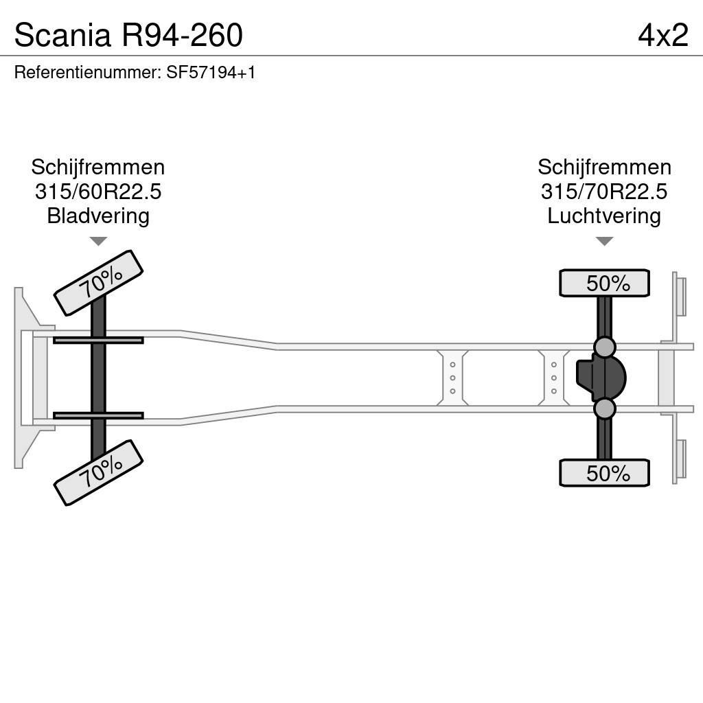 Scania R94-260 Curtainsider trucks