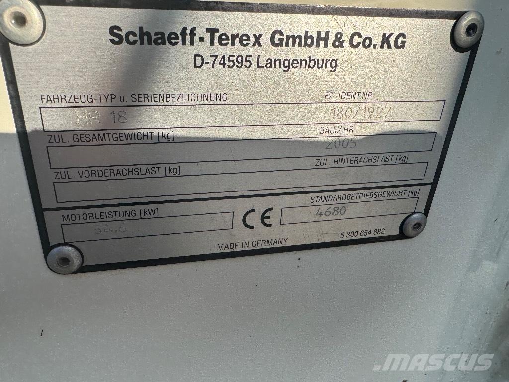 Terex HR 18 Mini excavators < 7t (Mini diggers)