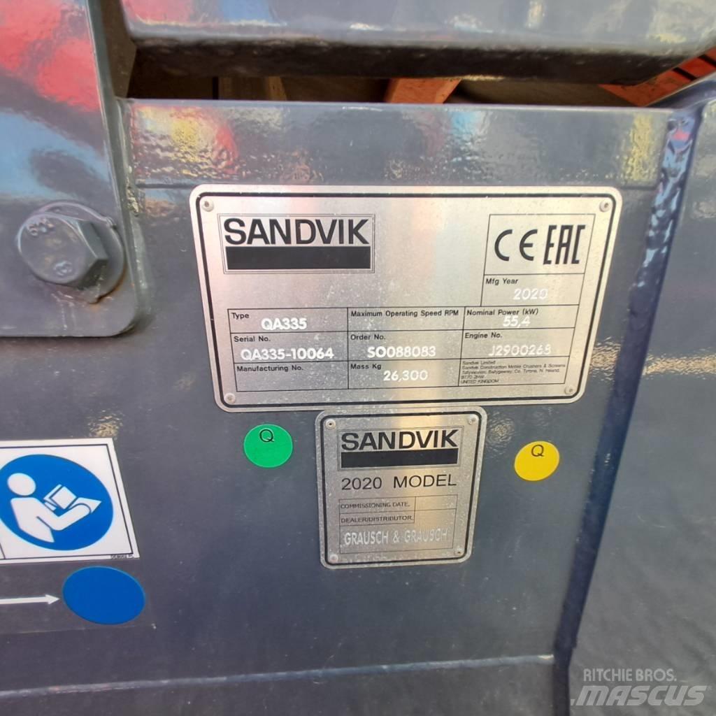 Sandvik QA 335 Screeners