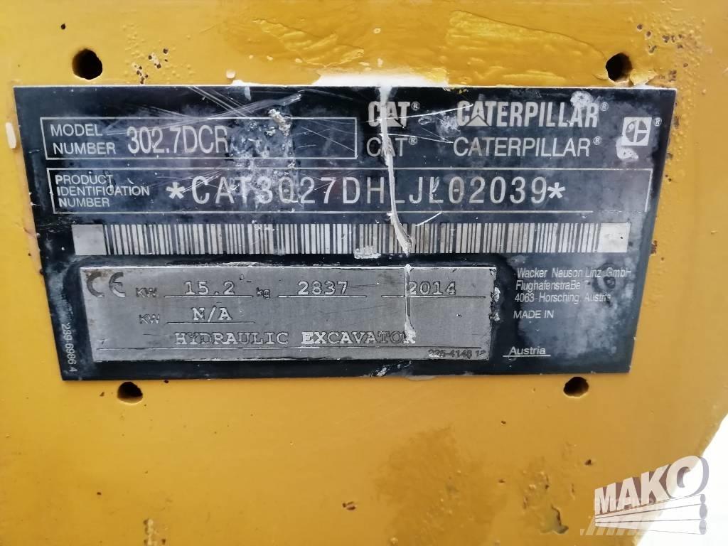 CAT 302.7 D CR Mini excavators < 7t (Mini diggers)