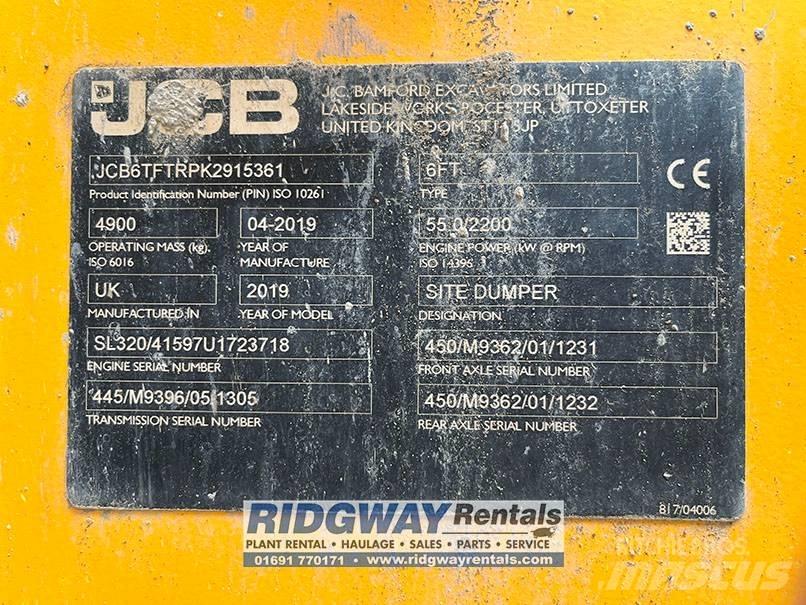JCB 6 FT Site dumpers