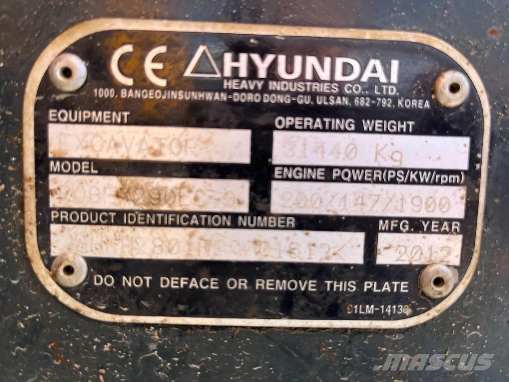 Hyundai Robex 290-9 Crawler excavators