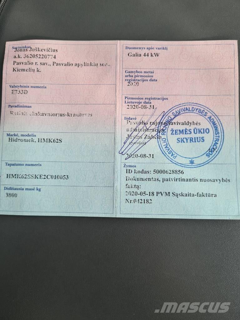 Hidromek HMK 62 SS Backhoe loaders