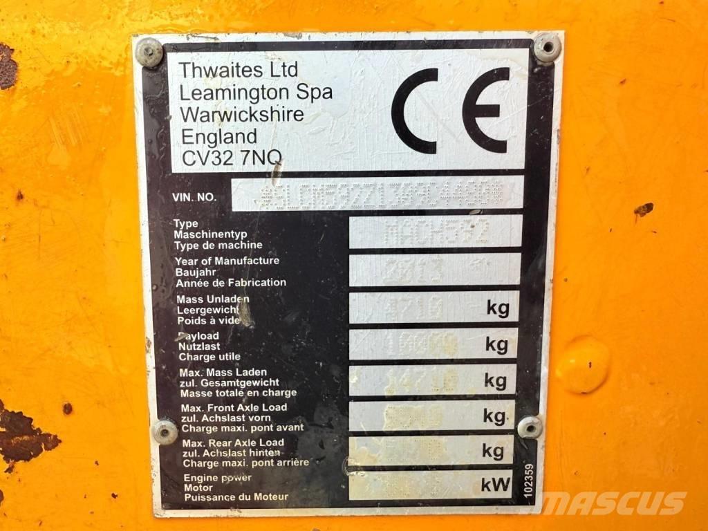 Thwaites MACH 592 Site dumpers
