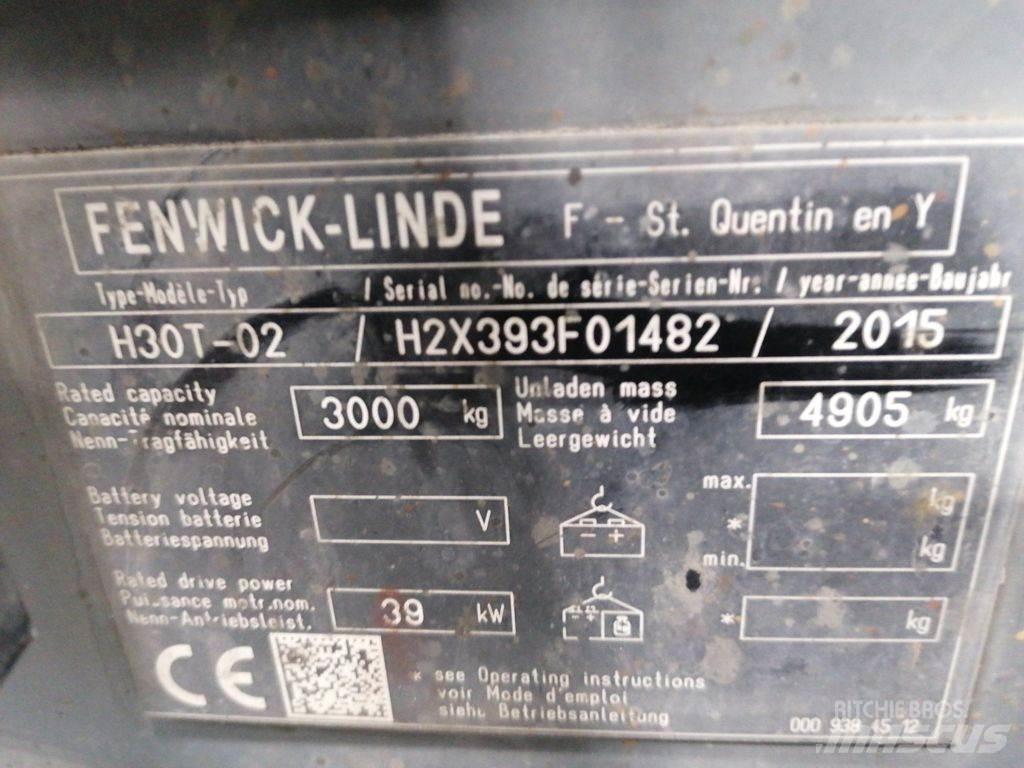 Linde H30T-02 LPG trucks