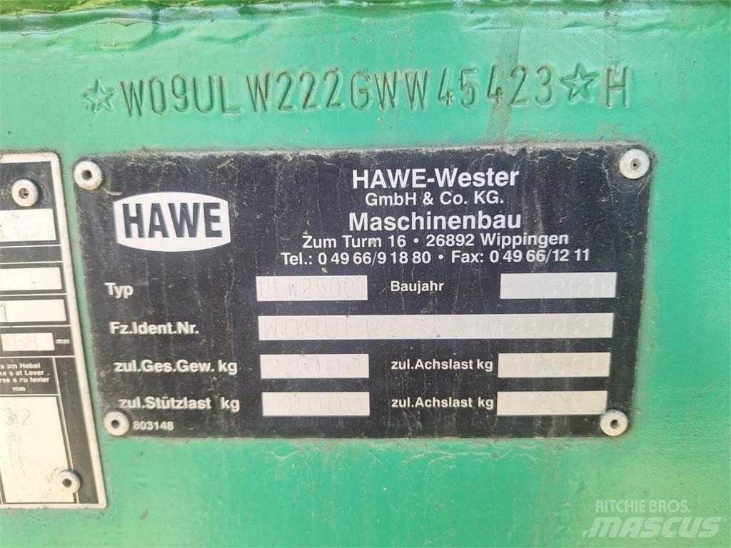 Hawe ULW 2500 T Grain / Silage Trailers