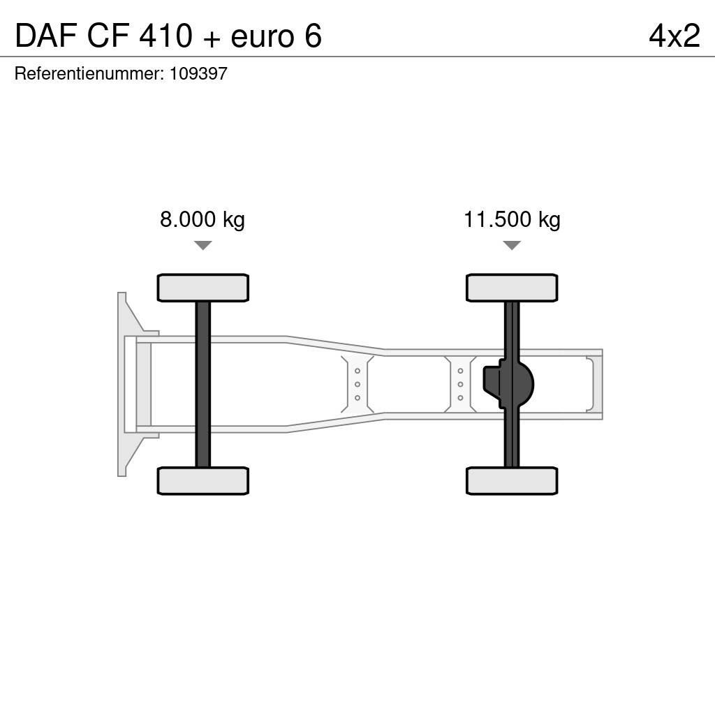 DAF CF 410 + euro 6 Tractor Units