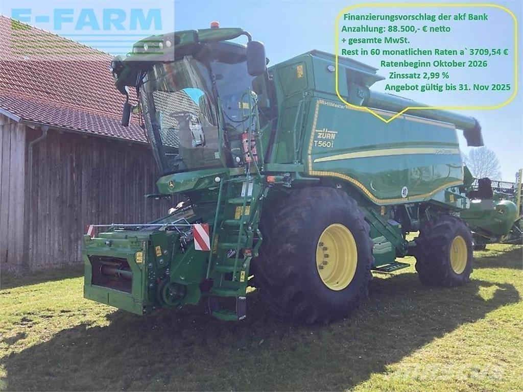 John Deere t560 hm Combine harvesters