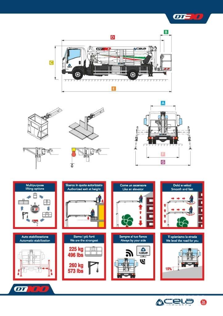 Cela DT 30 Truck & Van mounted aerial platforms