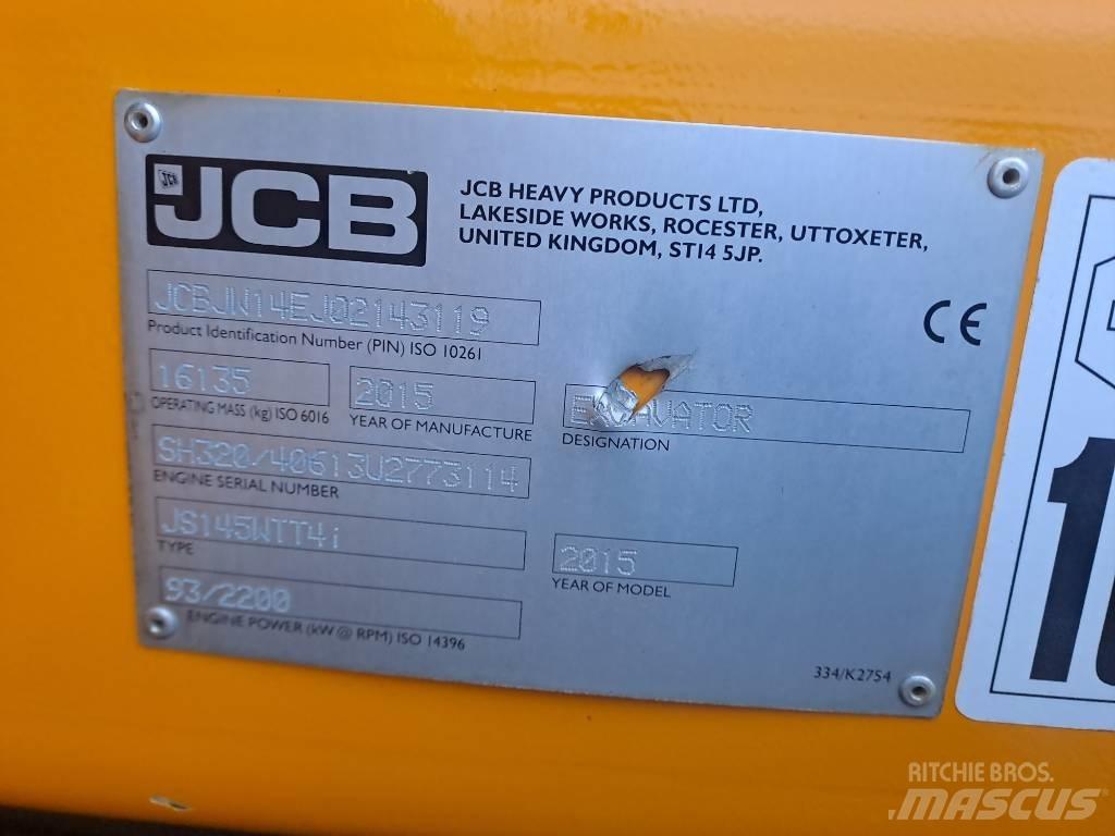 JCB JS145 W Wheeled excavators