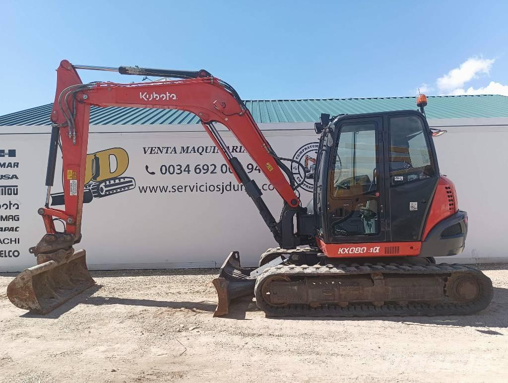 Kubota KX 080-4 Midi excavators  7t - 12t