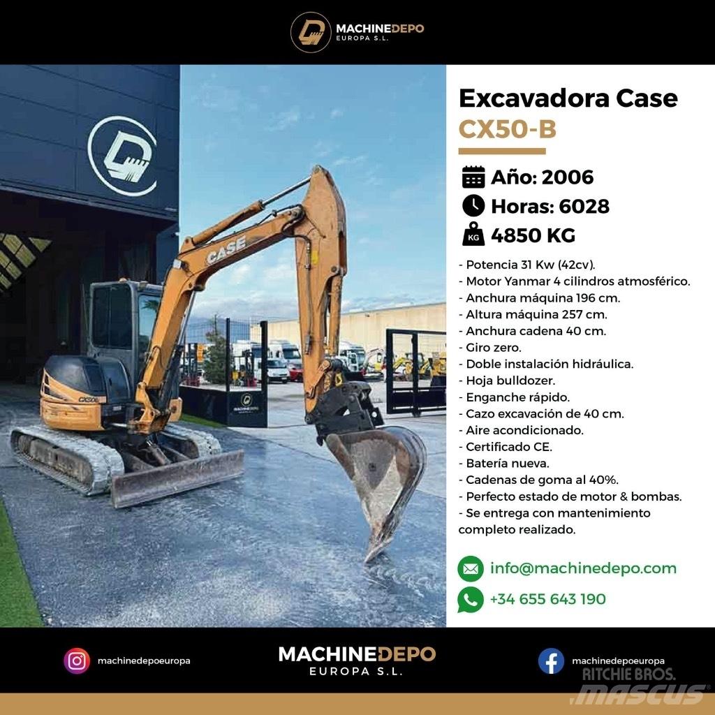 CASE CX 50 B Mini excavators < 7t (Mini diggers)
