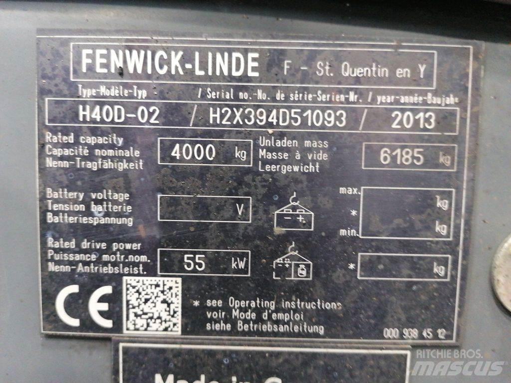 Linde H40D-02 Diesel trucks